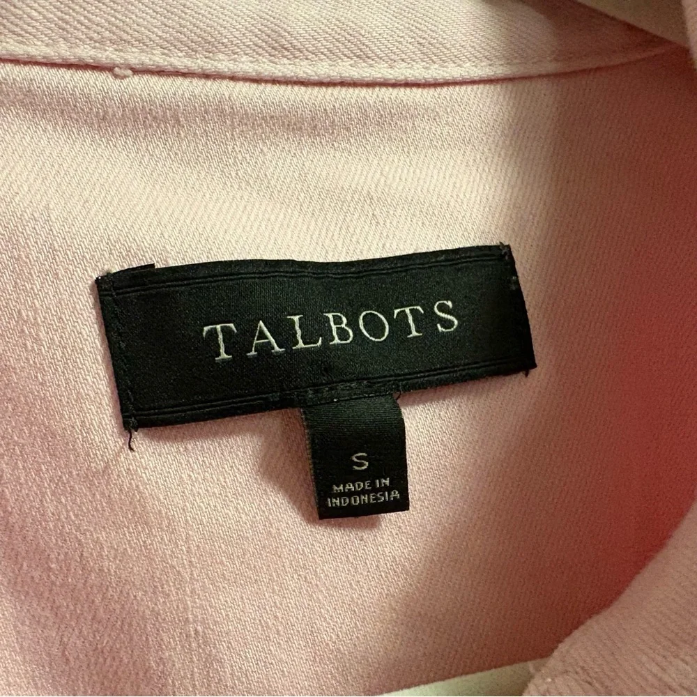 Talbots Light Pink Denim Jacket - Picture 2 of 8